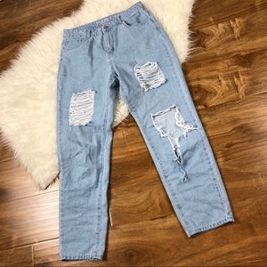 noisy may boyfriend jeans
